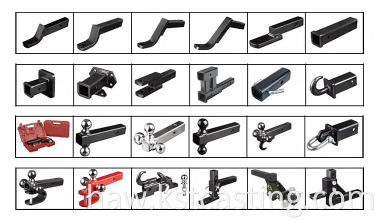 ʻO ka hana kaumahaʻo Steel Steel Multi-Fit Trailer Hitch Finder